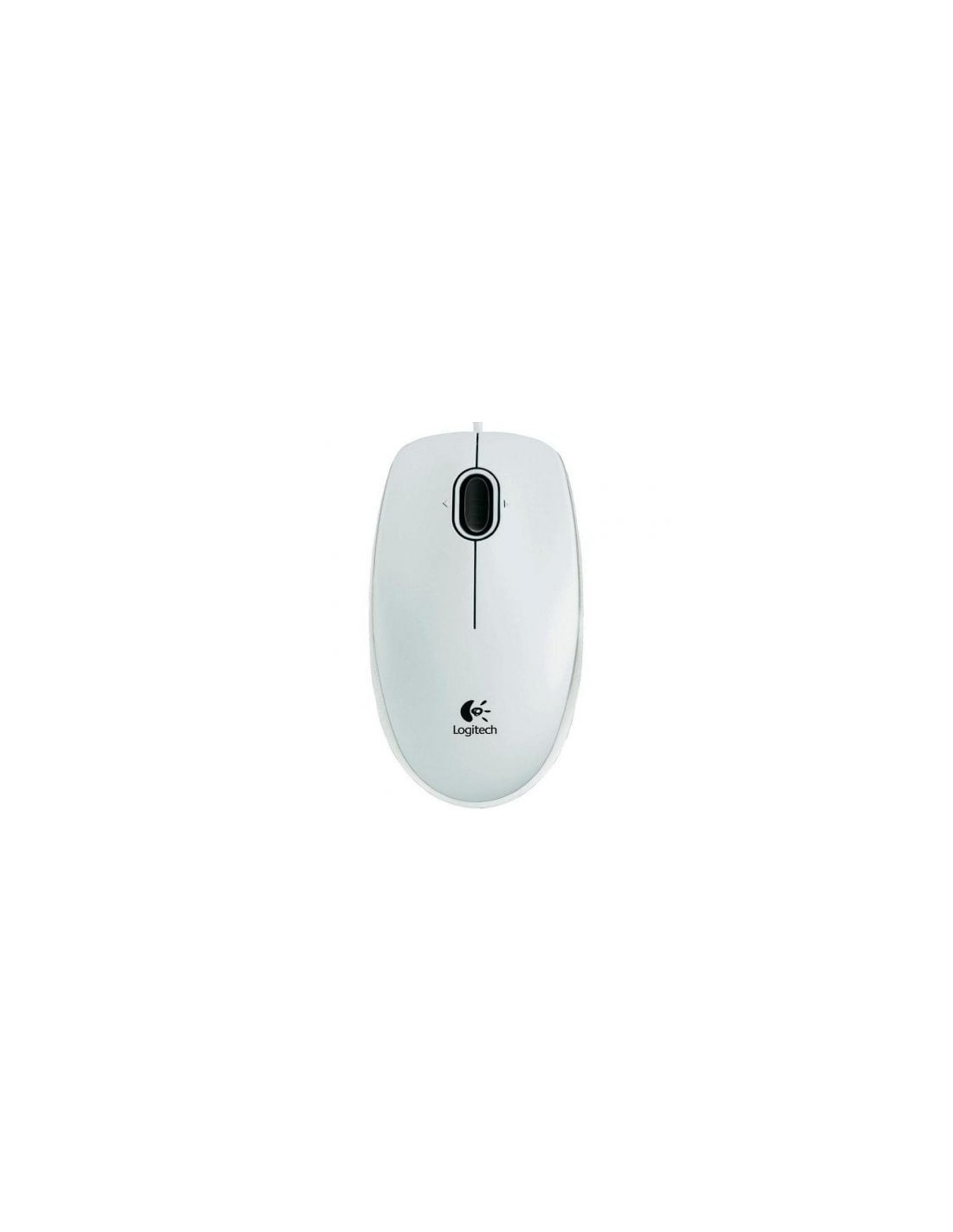Ratón Logitech B100, Hasta 800 DPI, Blanco | El Ocio Virtual