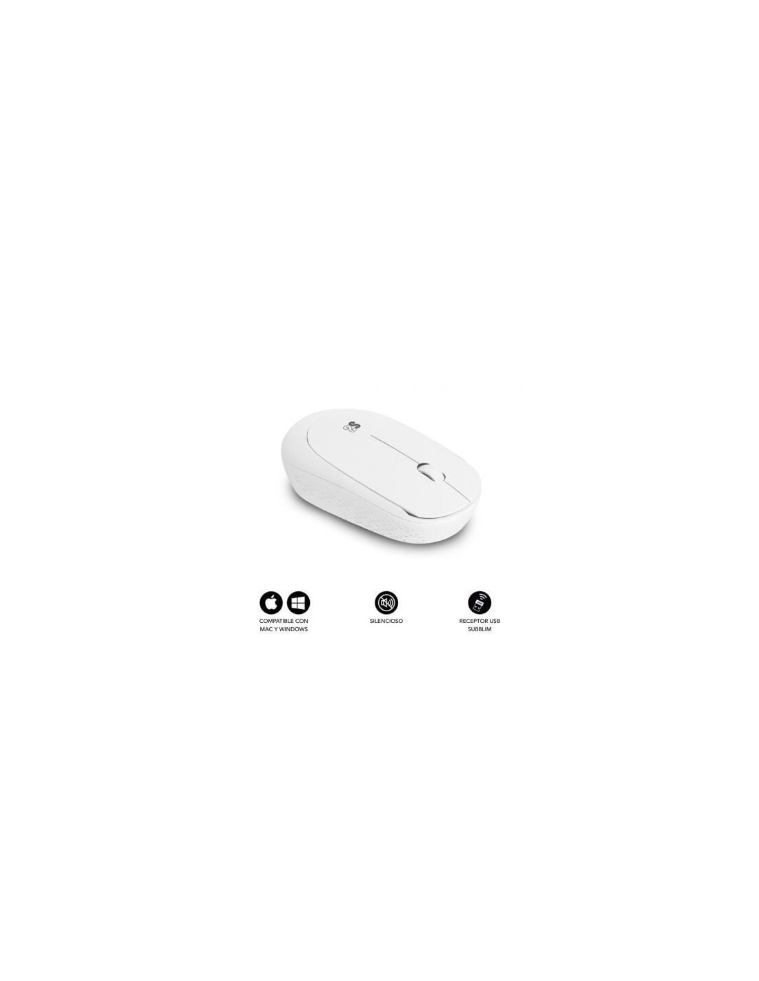 Ratón Inalámbrico Subblim Business Plus Silencioso, Hasta 1200 DPI, Bl