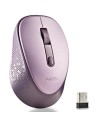 Ratón Inalámbrico NGS Dew Lilac, Hasta 1600 DPI, Lila