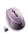 Ratón Inalámbrico NGS Dew Lilac, Hasta 1600 DPI, Lila