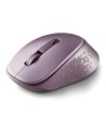 Ratón Inalámbrico NGS Dew Lilac, Hasta 1600 DPI, Lila