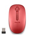 Ratón Ergonómico Inalámbrico NGS Fog Dual FOGDUALRED Silencioso, Hasta