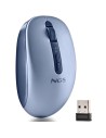 Ratón Ergonómico Inalámbrico NGS Fog Dual FOGDUALBLUE Silencioso, Hast