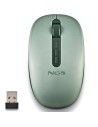 Ratón Ergonómico Inalámbrico NGS Fog Dual FOGDUALGREEN Silencioso, Has