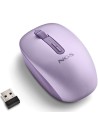 Ratón Ergonómico Inalámbrico NGS Fog Dual FOGDUALPURPLE Silencioso, Ha