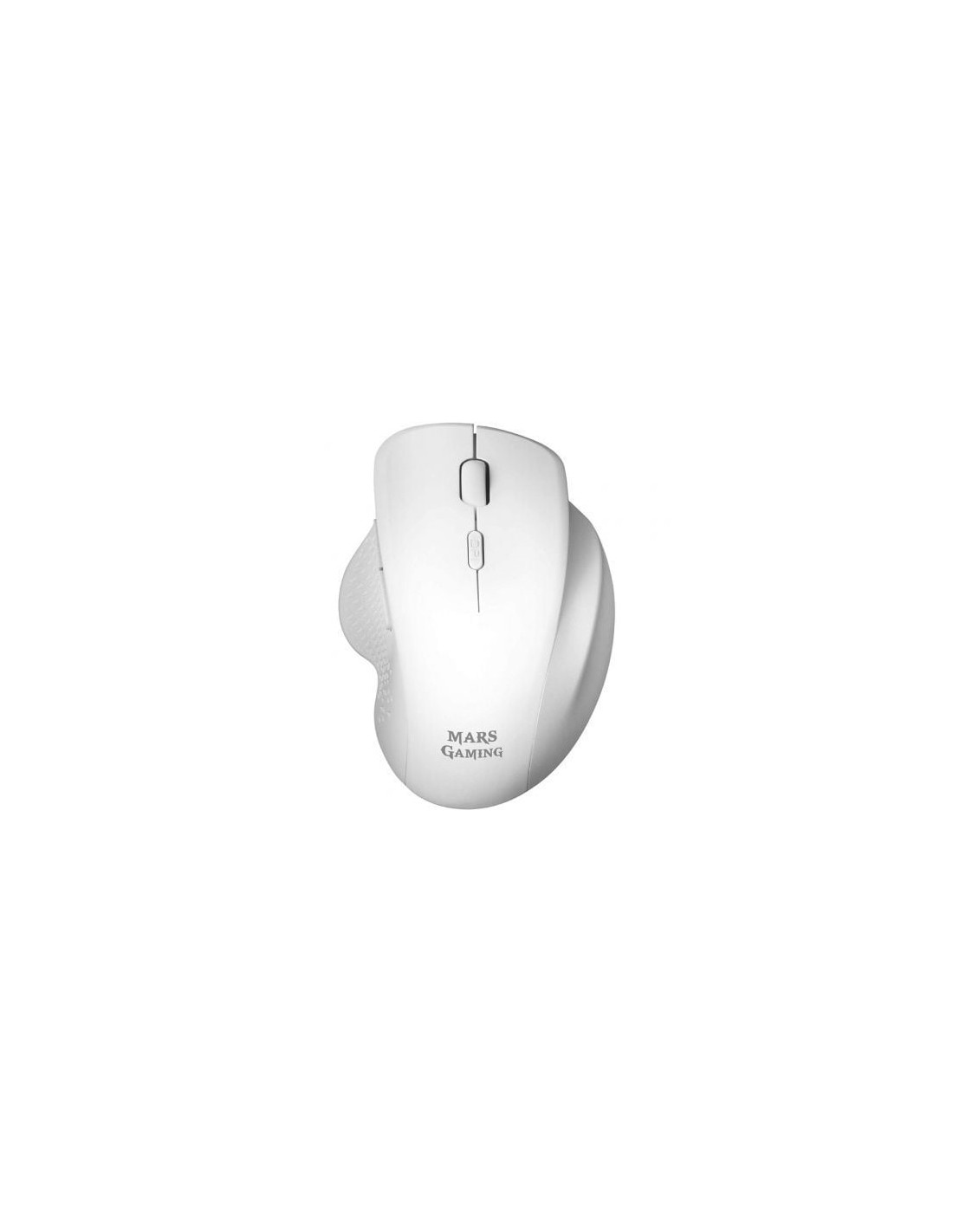 Ratón Inalámbrico Mars Gaming MMWERGO, Hasta 3200 DPI, Blanco