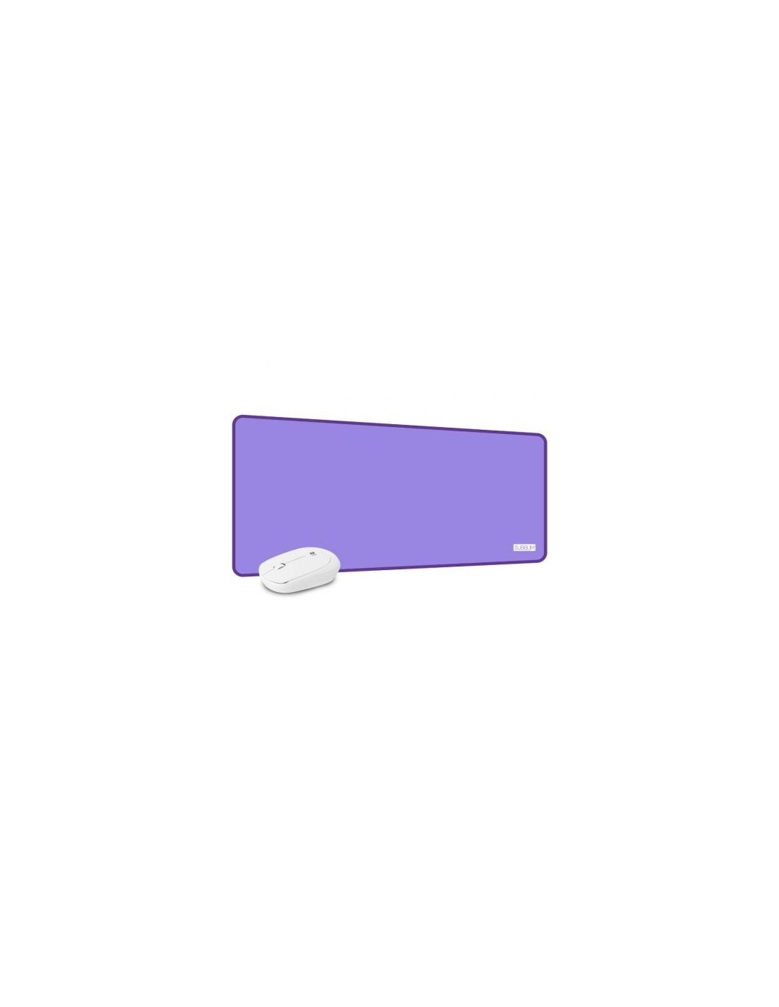 Set Ratón Inalámbrico y Alfombrilla Subblim Harmony Purple, Hasta 1200