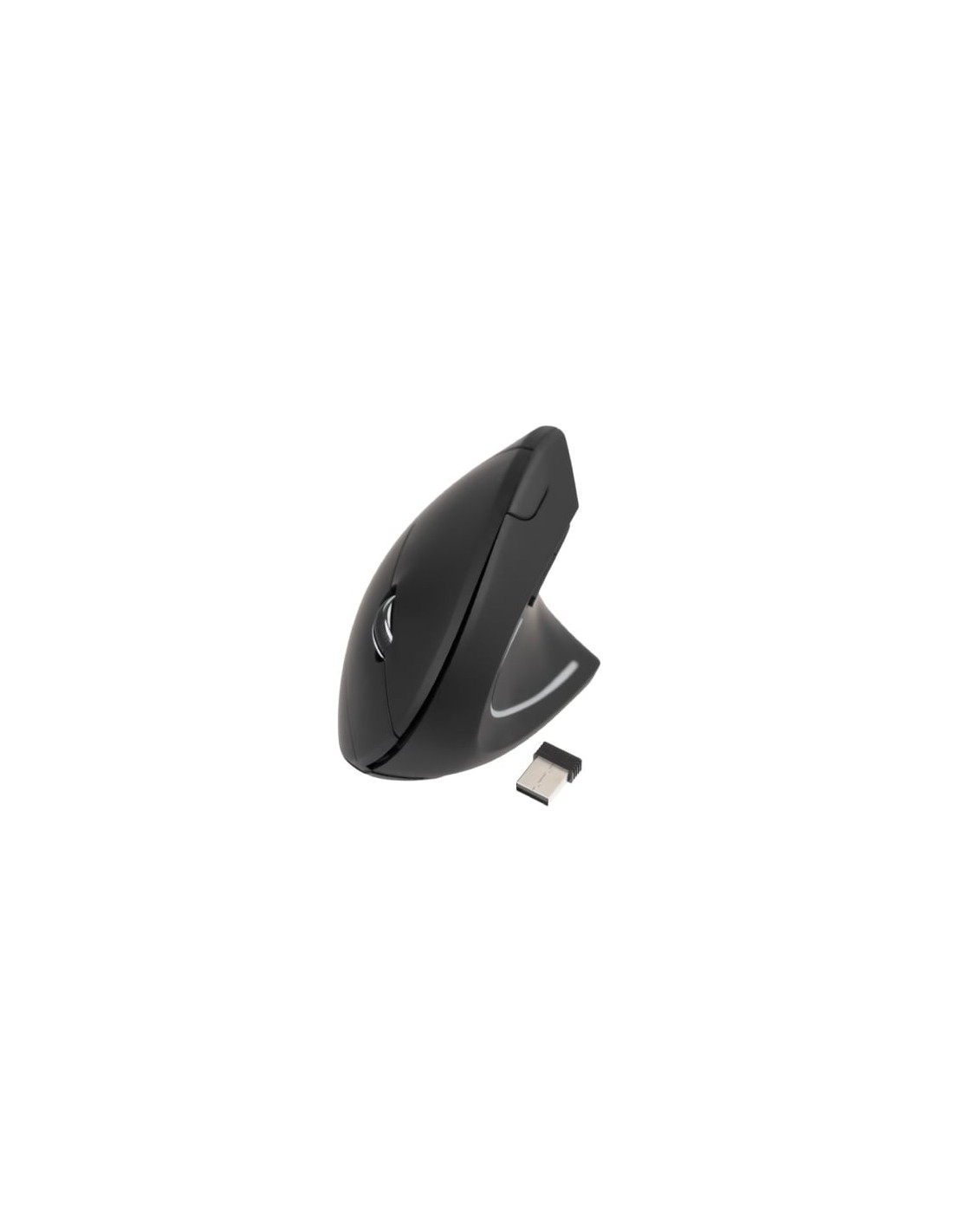 Ratón Vertical Inalámbrico TooQ TQMWG-1104-B, Hasta 3200 DPI