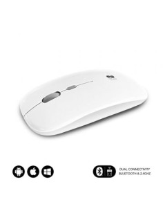 Ratón Inalámbrico Subblim Dual Flat, Batería recargable, Hasta 1600 DP