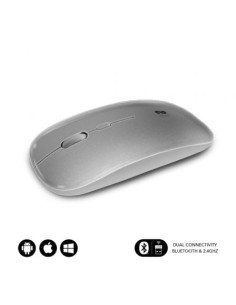 Ratón Inalámbrico Subblim Dual Flat, Batería recargable, Hasta 1600 DP