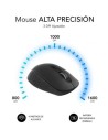 Ratón Ergonómico Inalámbrico Subblim Curve Ergo Dual Battery, Batería 