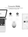Ratón Ergonómico Inalámbrico Subblim Curve Ergo Dual Battery, Batería 