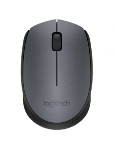 Ratón Inalámbrico Logitech M170, Hasta 1000 DPI, Gris