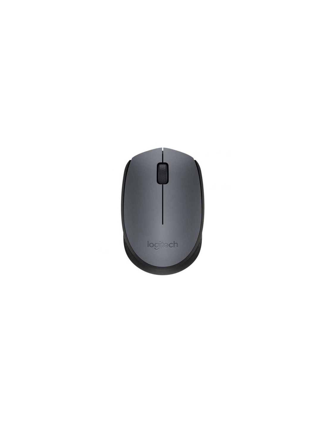 Ratón Inalámbrico Logitech M170, Hasta 1000 DPI, Gris