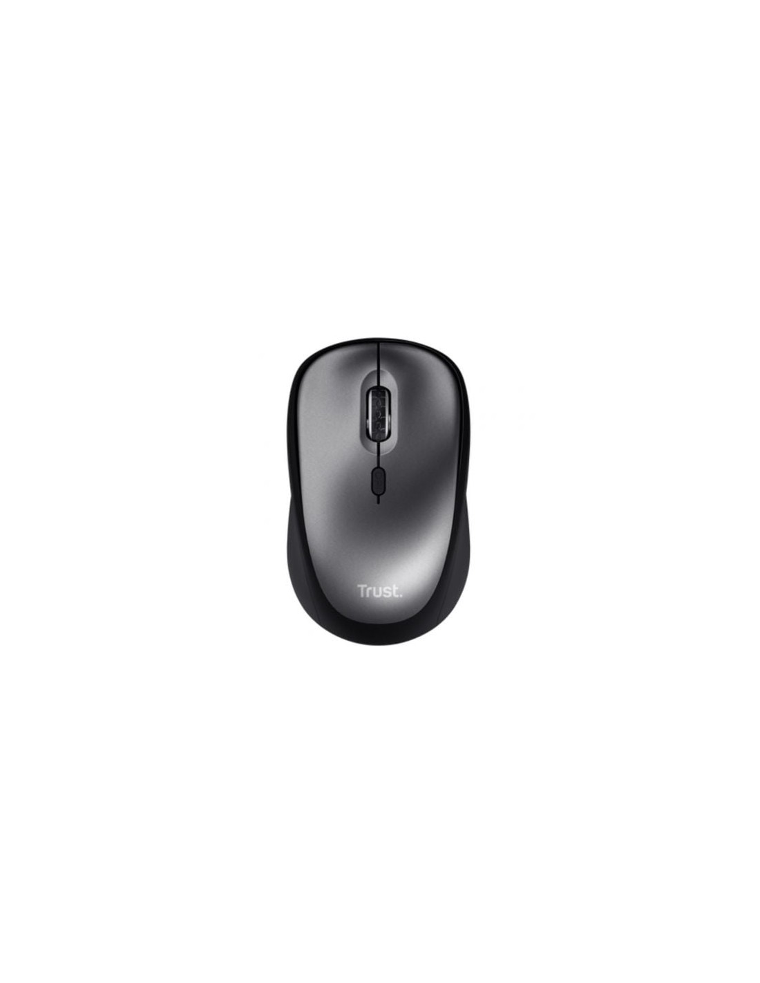 Ratón Mini Inalámbrico Trust Yvi+ Silent, Hasta 1600 DPI, Negro