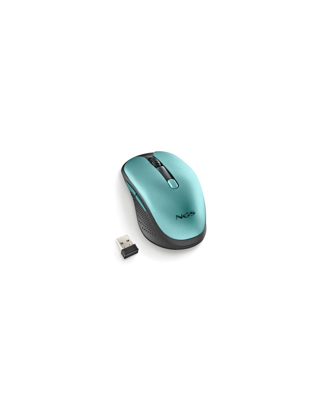 Ratón Inalámbrico NGS Evo Rust, Batería recargable, Hasta 1600 DPI, Ve