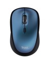 Ratón Mini Inalámbrico Trust Yvi+ Silent, Hasta 1600 DPI, Azul