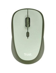 Ratón Mini Inalámbrico Trust Yvi+ Silent, Hasta 1600 DPI, Verde 2