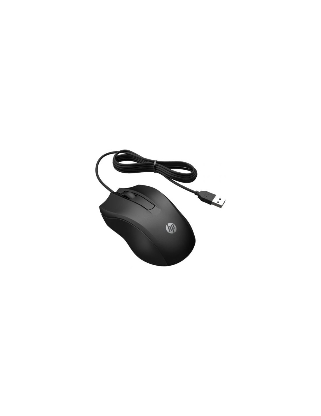 Ratón HP 105, Hasta 1600 DPI, Negro | El Ocio Virtual