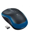 Ratón Inalámbrico Logitech M185, Hasta 1000 DPI, Azul