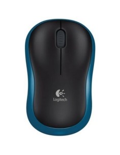 Ratón Inalámbrico Logitech M185, Hasta 1000 DPI, Azul 2