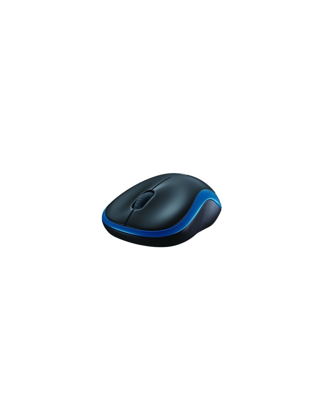Ratón Inalámbrico Logitech M185, Hasta 1000 DPI, Azul