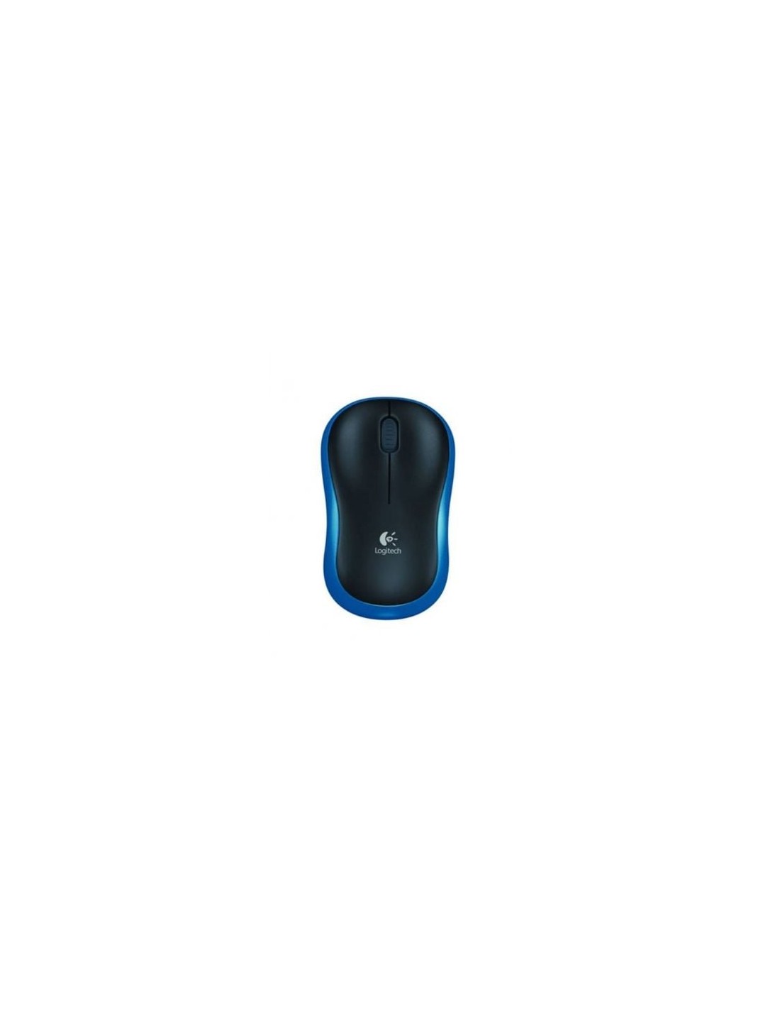 Ratón Inalámbrico Logitech M185, Hasta 1000 DPI, Azul