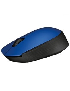 Ratón Inalámbrico Logitech M171, Hasta 1000 DPI, Azul