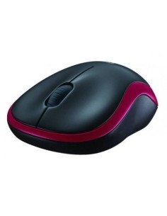 Ratón Inalámbrico Logitech M185, Hasta 1000 DPI, Rojo 2