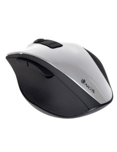 Ratón Inalámbrico NGS Bow, Hasta 1600 DPI, Blanco | El Ocio Virtual