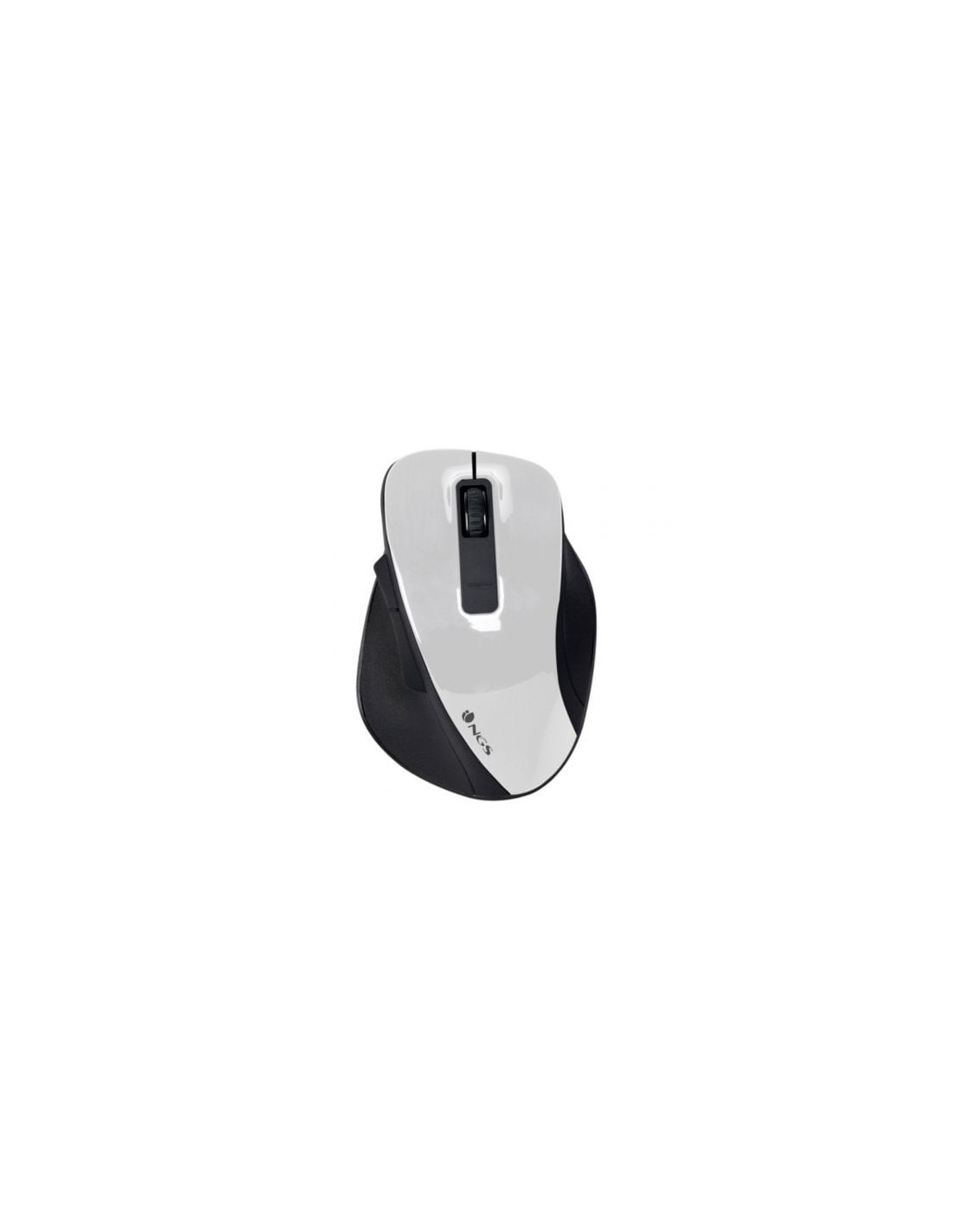 Ratón Inalámbrico NGS Bow, Hasta 1600 DPI, Blanco | El Ocio Virtual
