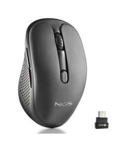 Ratón Inalámbrico NGS Evo Jot silencioso, Batería recargable, Hasta 16