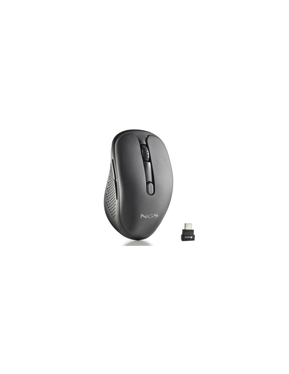 Ratón Inalámbrico NGS Evo Jot silencioso, Batería recargable, Hasta 16