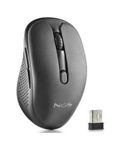 Ratón Inalámbrico NGS Evo Spook silencioso, Batería recargable, Hasta 