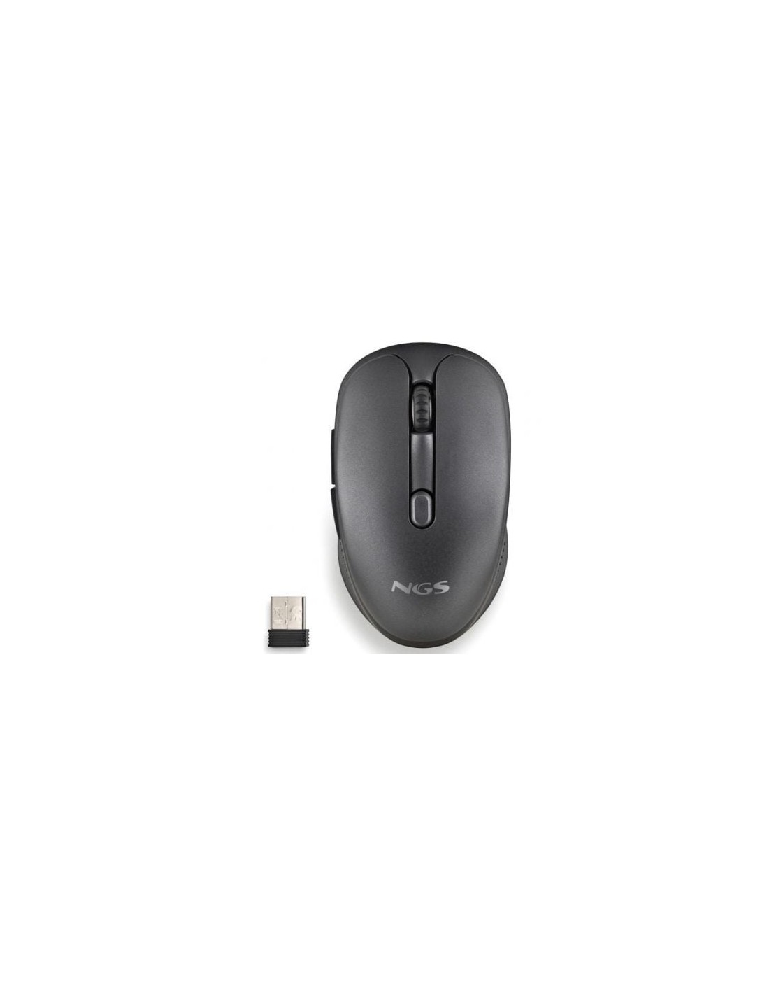 Ratón Inalámbrico NGS Evo Spook silencioso, Batería recargable, Hasta 