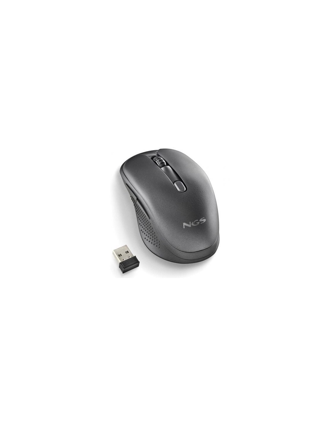 Ratón Inalámbrico NGS Evo Spook silencioso, Batería recargable, Hasta 