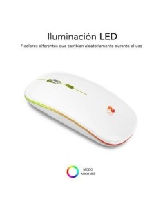 Ratón Inalámbrico Subblim LED Dual Flat, Batería recargable, Hasta 160 2