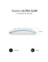 Ratón Inalámbrico Subblim LED Dual Flat, Batería recargable, Hasta 160