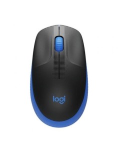Ratón Inalámbrico Logitech M190, Hasta 1000 DPI, Azul