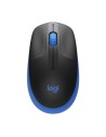 Ratón Inalámbrico Logitech M190, Hasta 1000 DPI, Azul