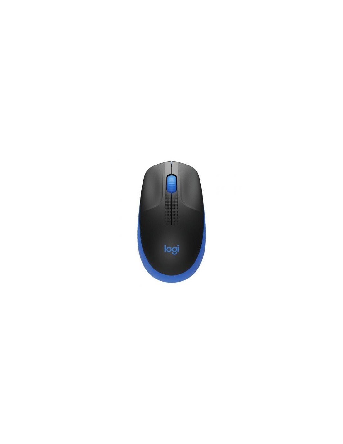 Ratón Inalámbrico Logitech M190, Hasta 1000 DPI, Azul
