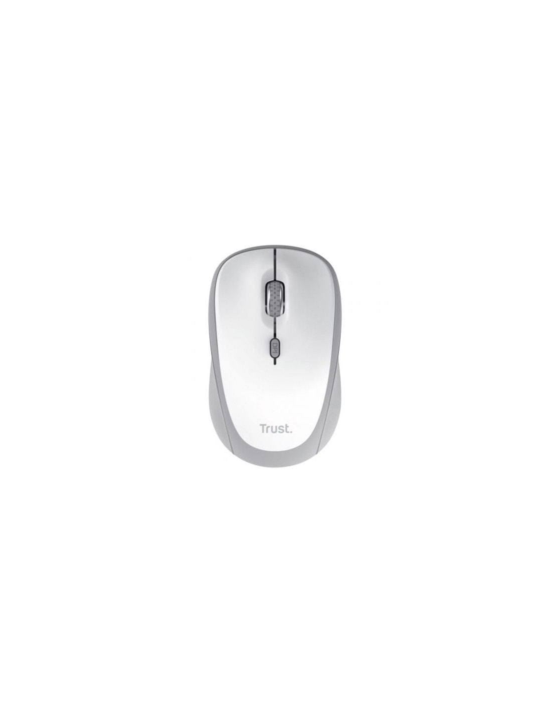 Ratón Mini Inalámbrico Trust Yvi+ Multidispositivo, Hasta 1600 DPI, Bl