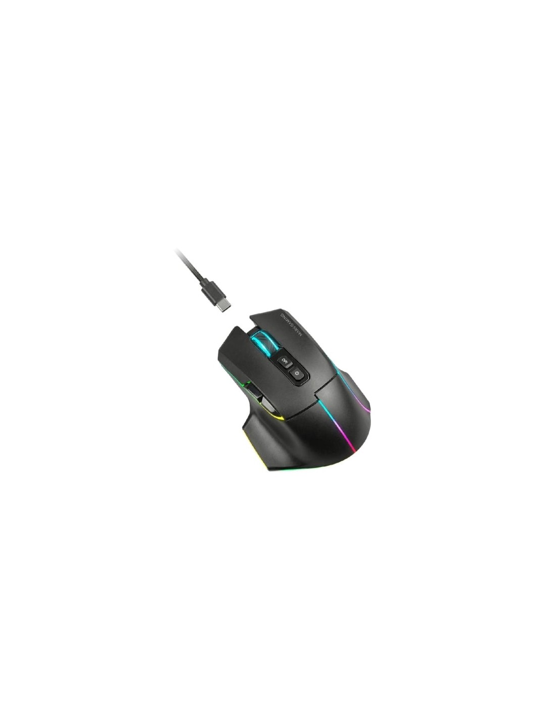 Ratón Inalámbrico Mars Gaming MMW-VECTOR, Batería Recargable, Hasta 12