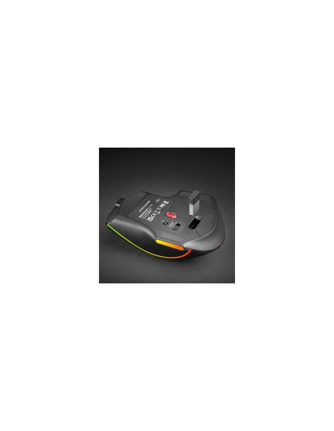Ratón Inalámbrico Mars Gaming MMW-VECTOR, Batería Recargable, Hasta 12