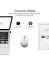 Ratón Ergonómico Inalámbrico Subblim Comfort Ergo Dual Battery, Baterí