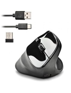 Ratón Vertical Inalámbrico NGS EVO Moksha, Batería recargable, Hasta 2 2