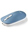 Ratón Inalámbrico NGS Shell-RB, Batería recargable, Hasta 1600 DPI, Az