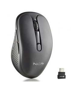 Ratón Inalámbrico NGS Evo Mix silencioso, Batería recargable, Hasta 32
