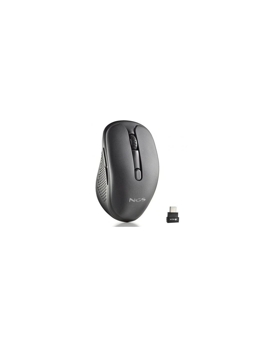 Ratón Inalámbrico NGS Evo Mix silencioso, Batería recargable, Hasta 32