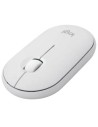 Ratón Inalámbrico Logitech Pebble 2 M350S, Hasta 1000 DPI, Blanco